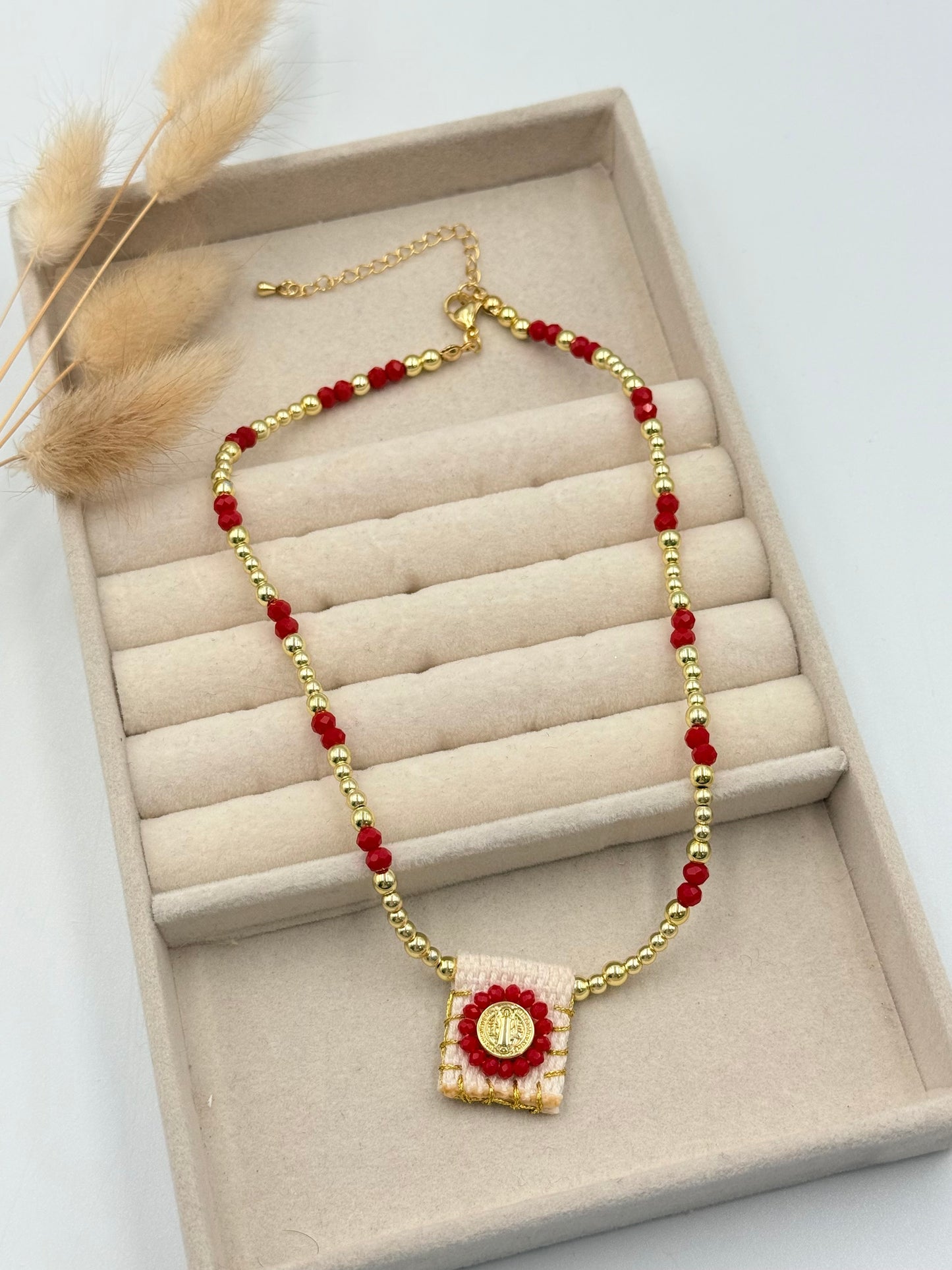 Golden Red Choker