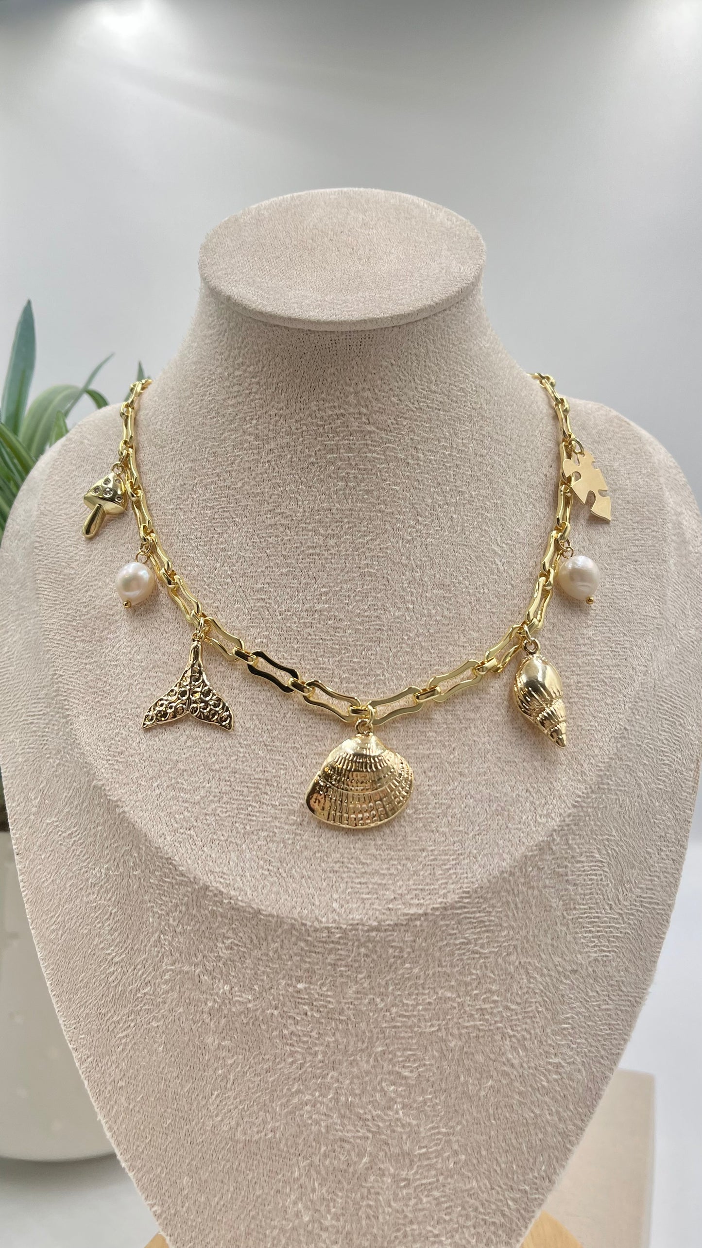 Marine multi-charms Necklace