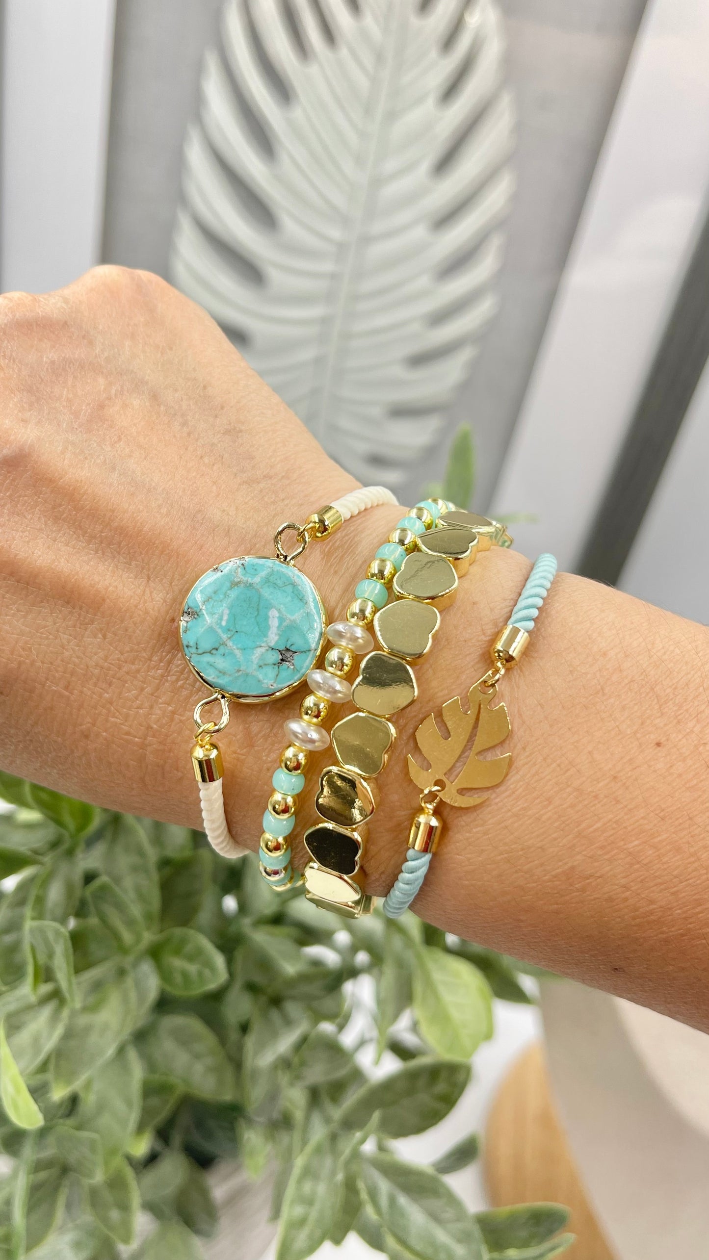 Turquoise Cord Bracelet