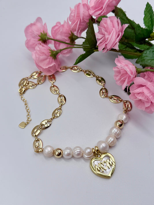 Mom Heart Necklace