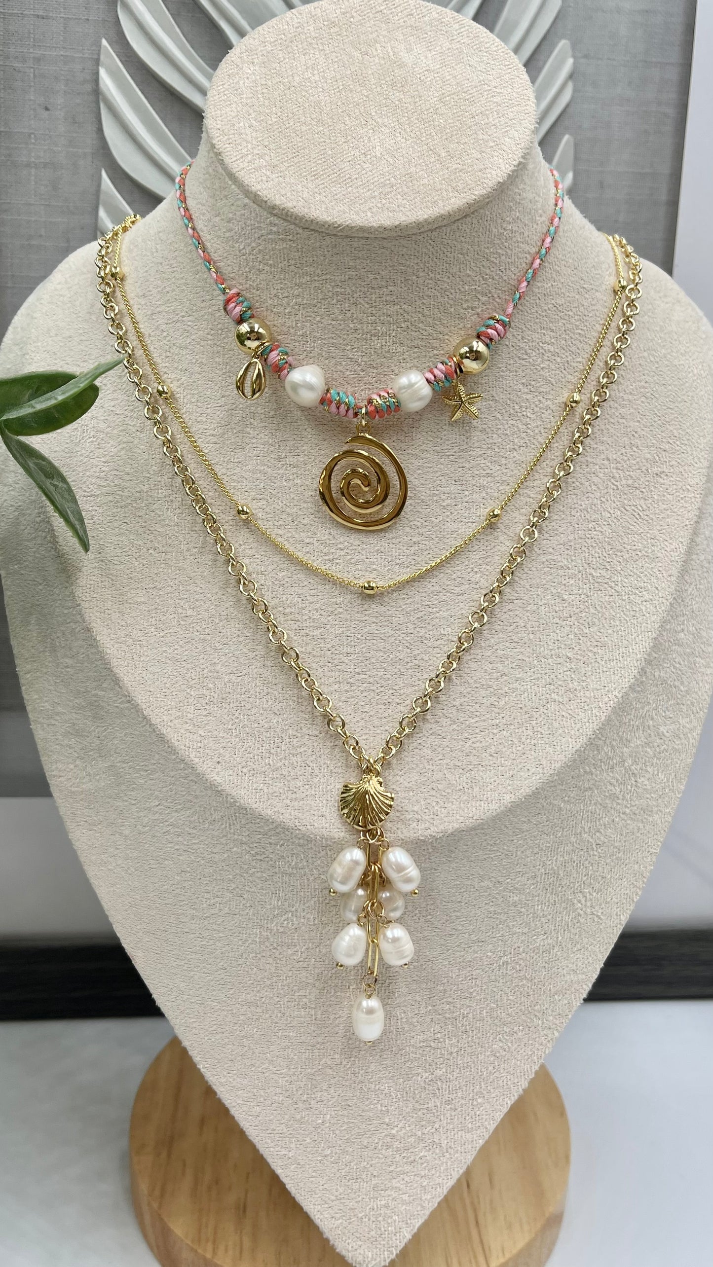 Summer vibes Cord Necklace