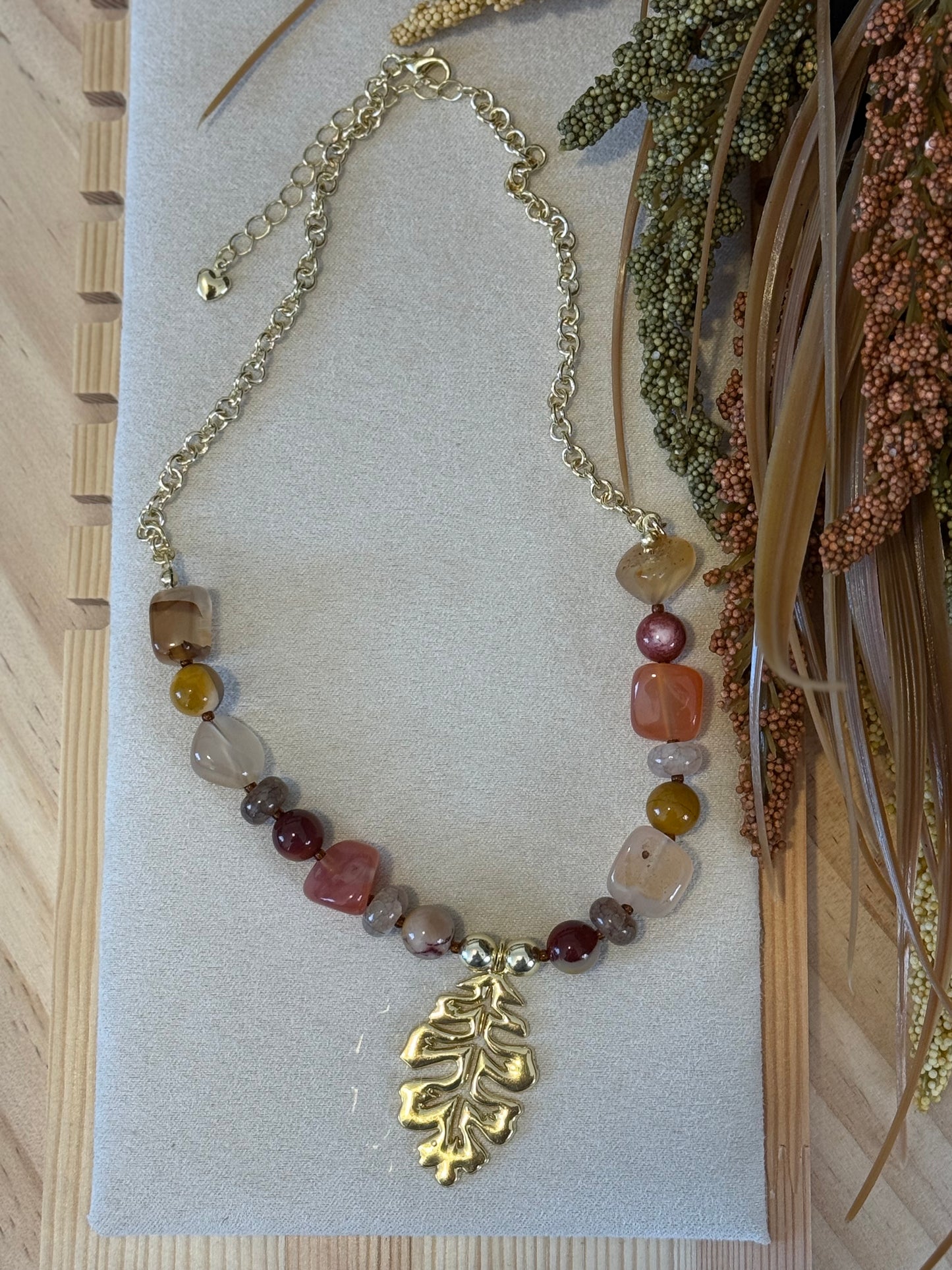 Falling Leaf Choker Necklace