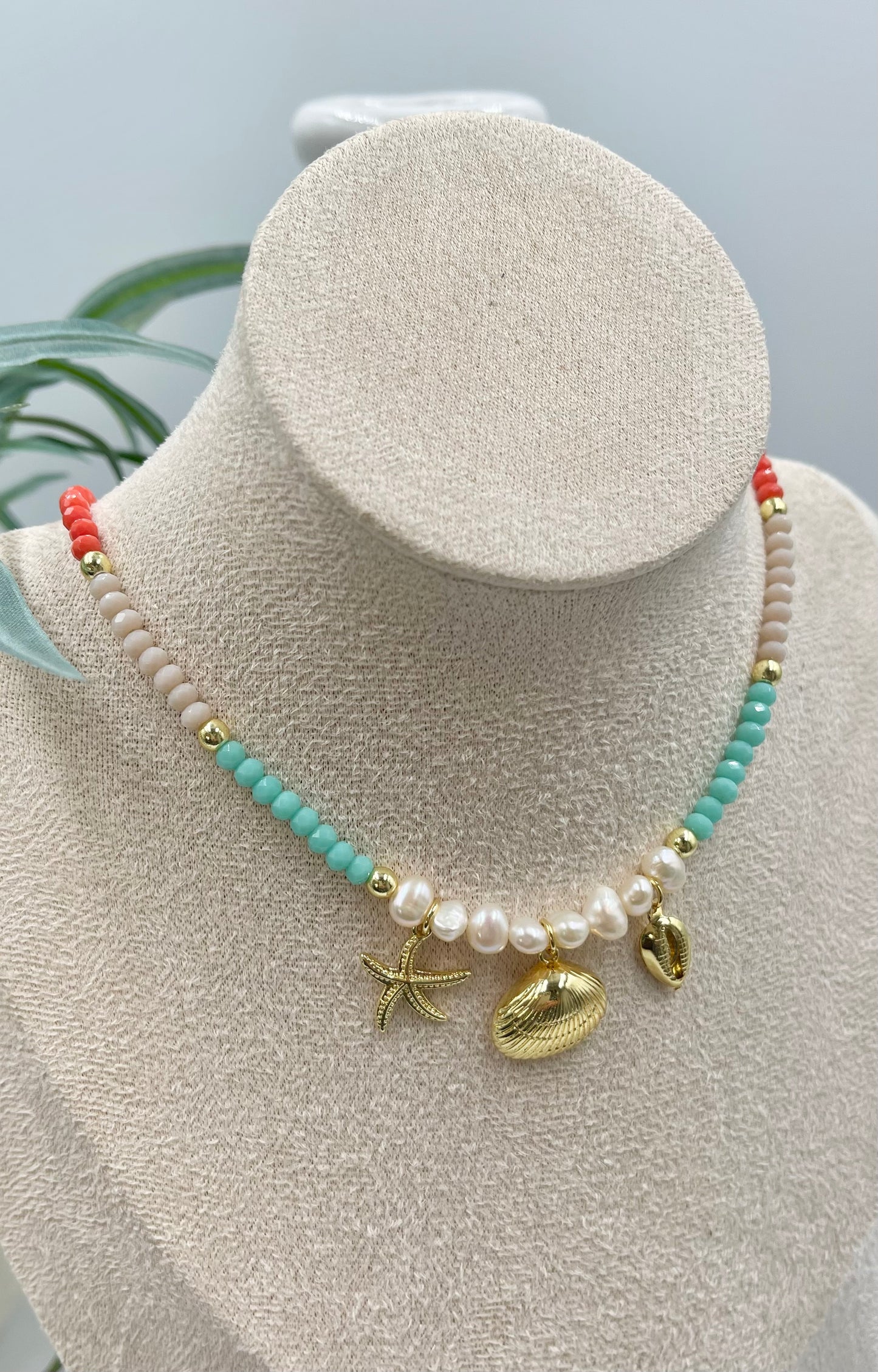 Marine three Charm Choker