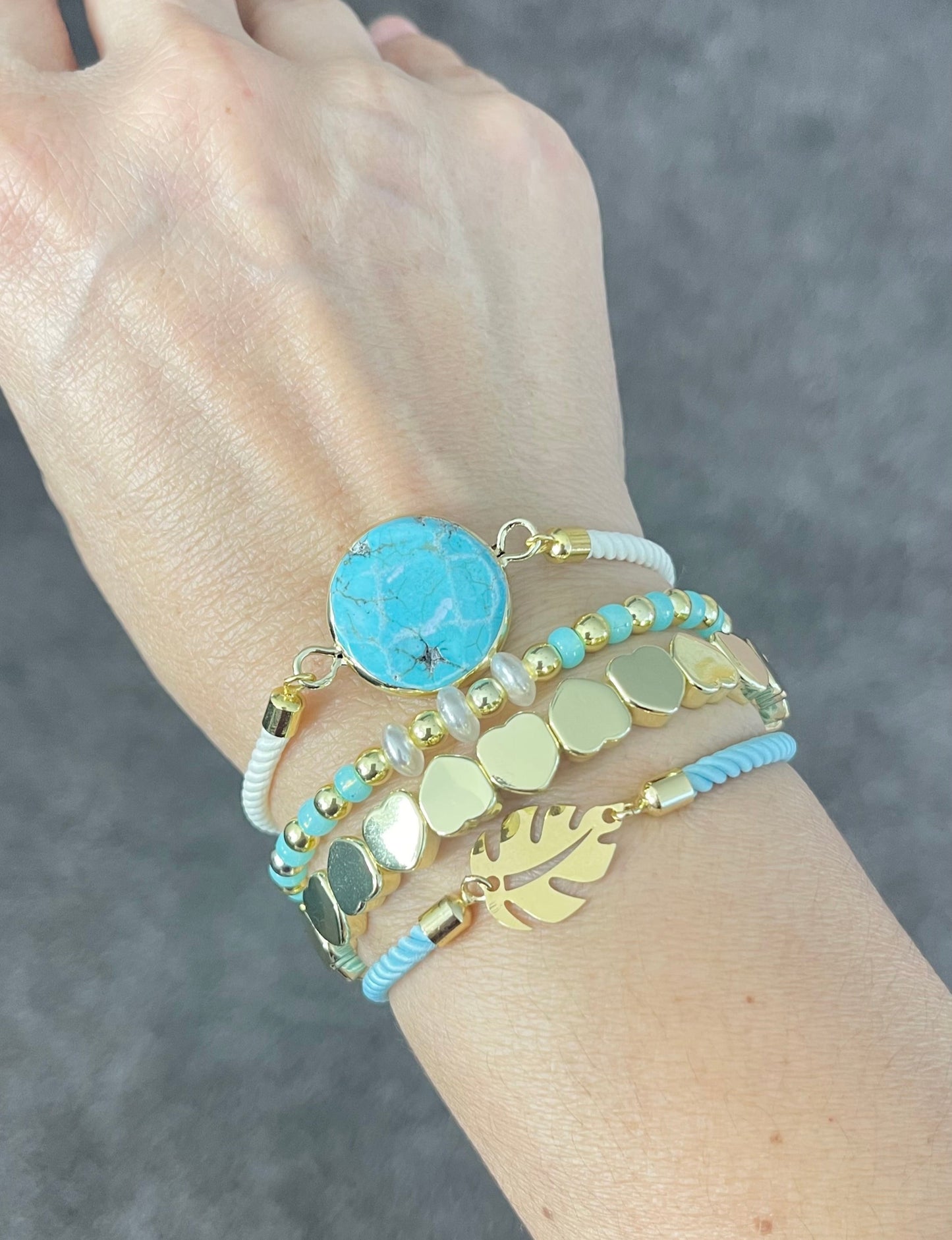 Turquoise Cord Bracelet