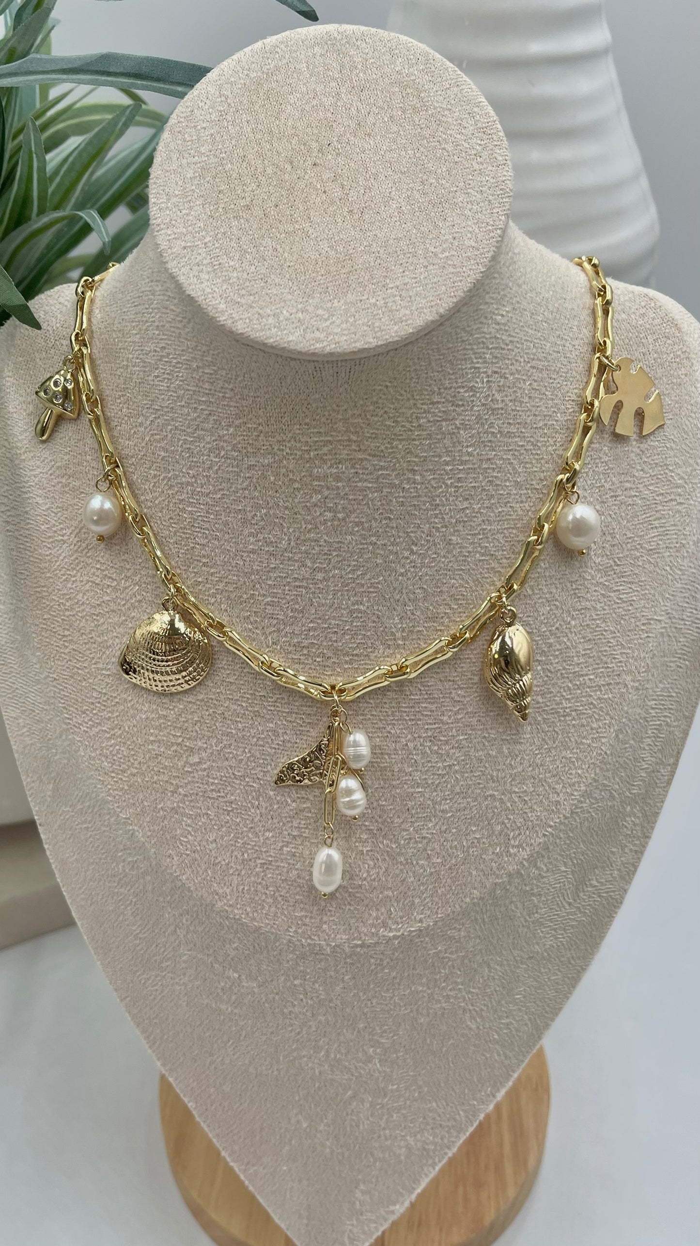 Marine multi-charms Necklace