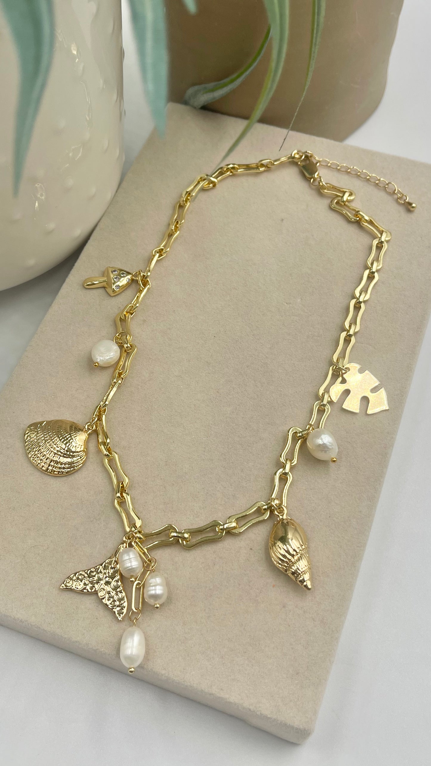 Marine multi-charms Necklace
