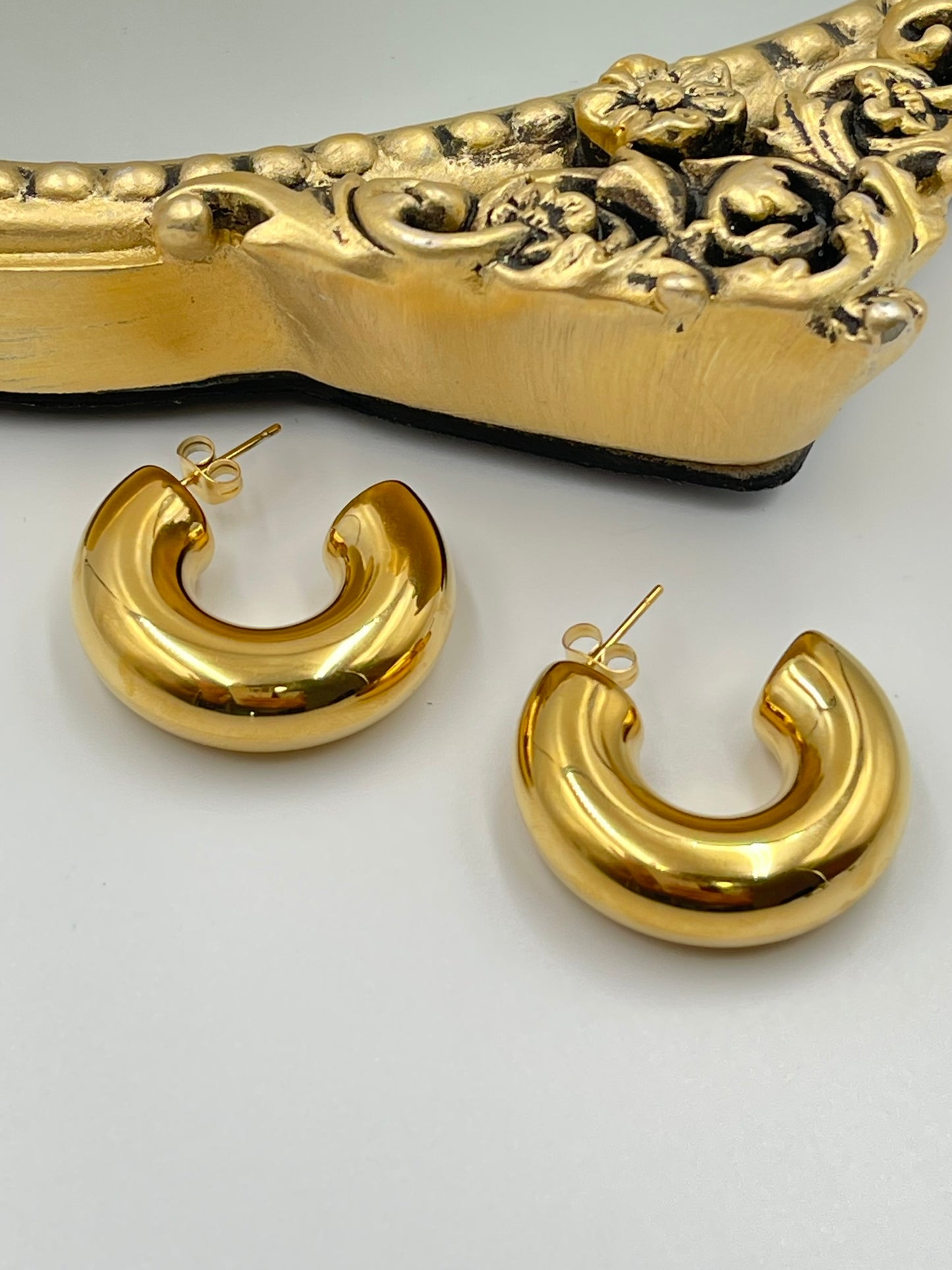 Chunky Hoop Earrings
