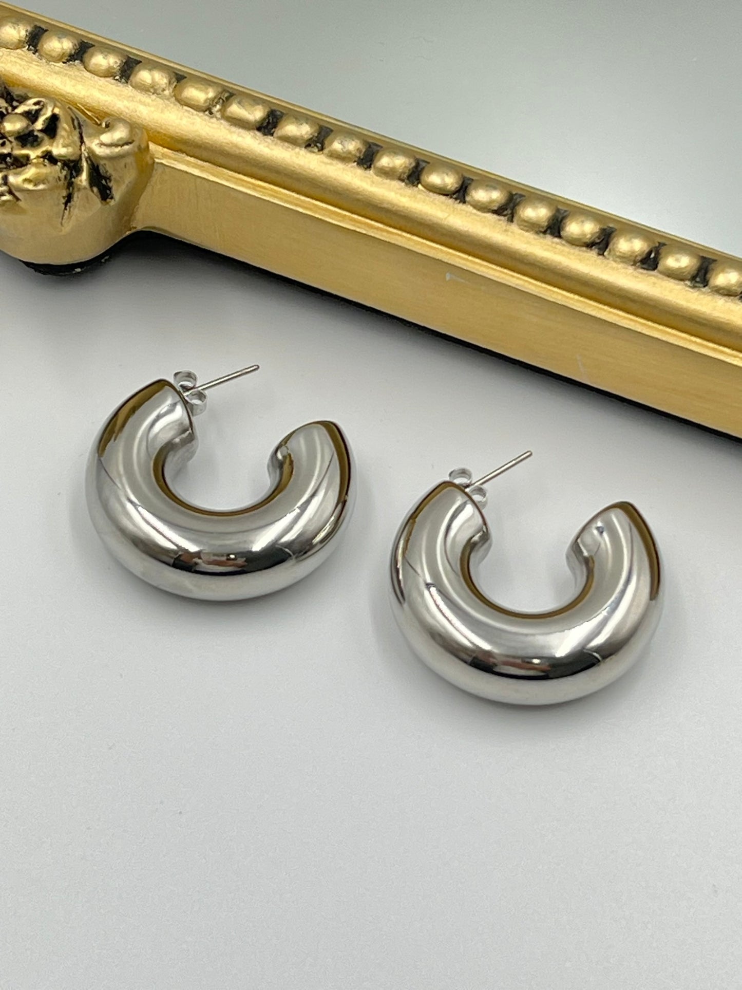 Chunky Hoop Earrings