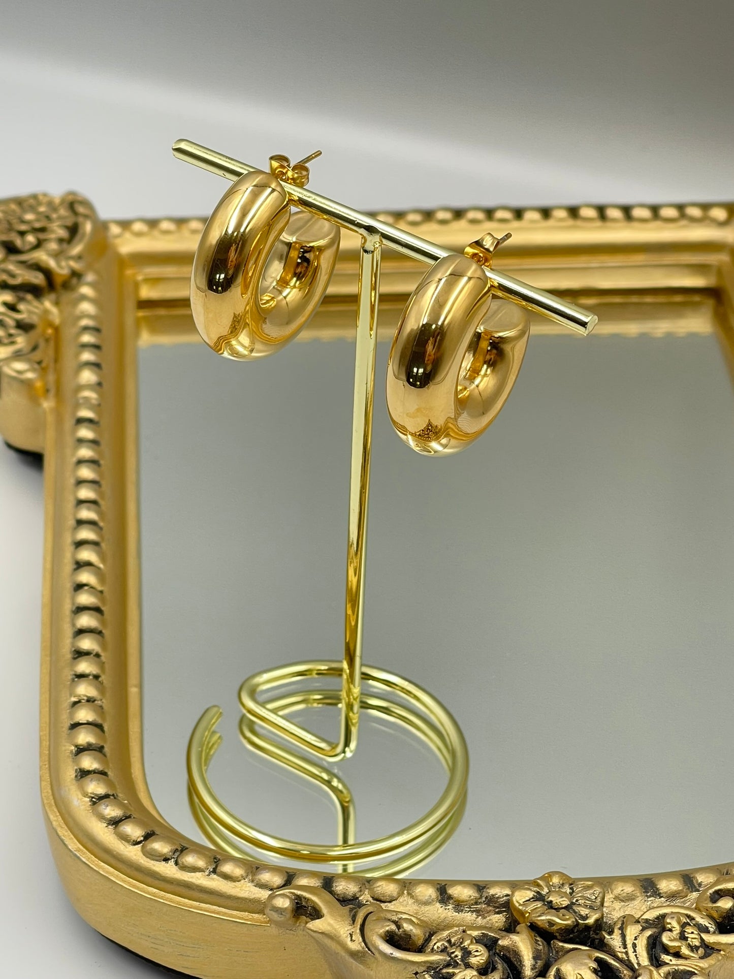 Chunky Hoop Earrings