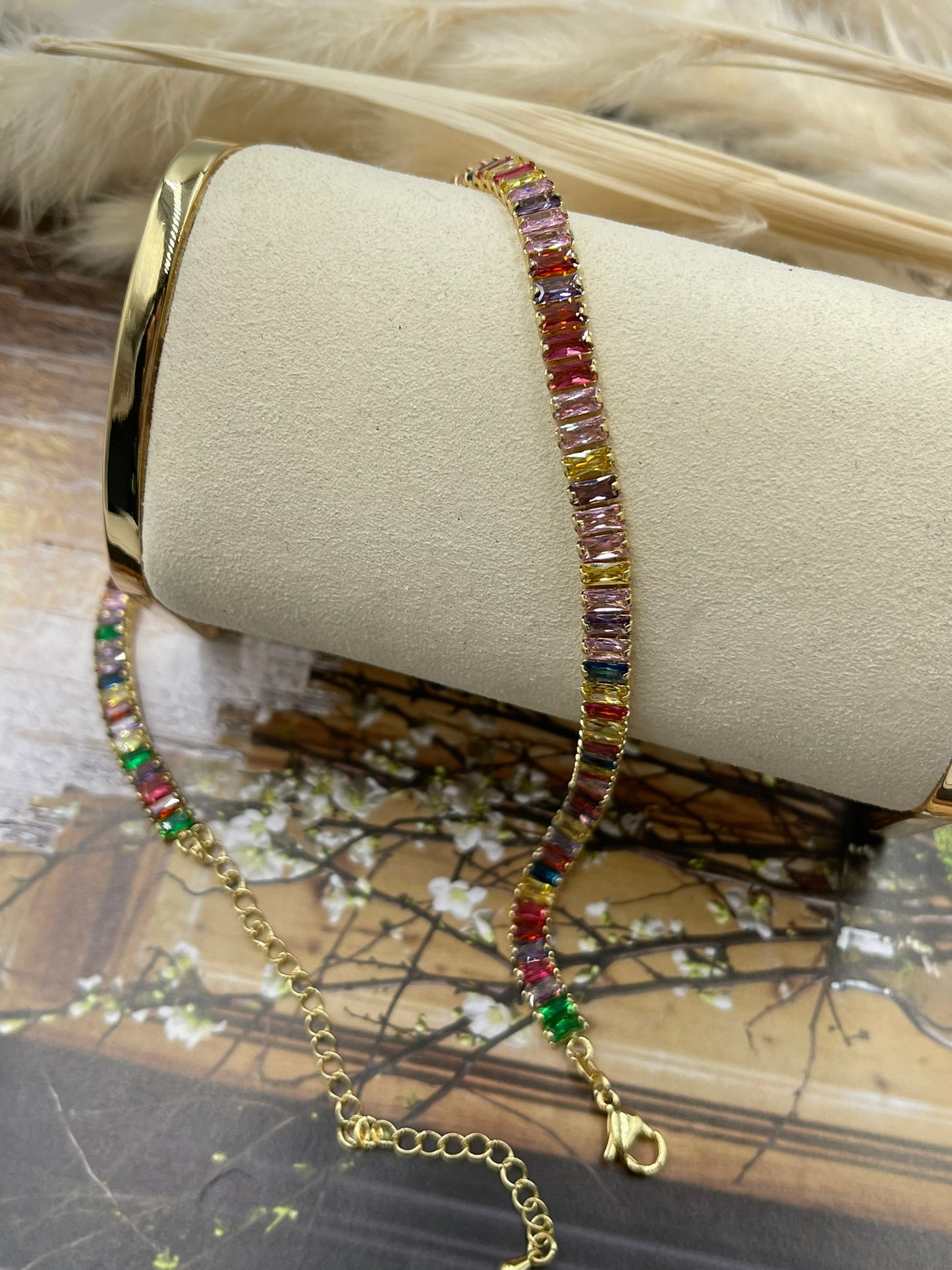 Skinny Tennis Necklace