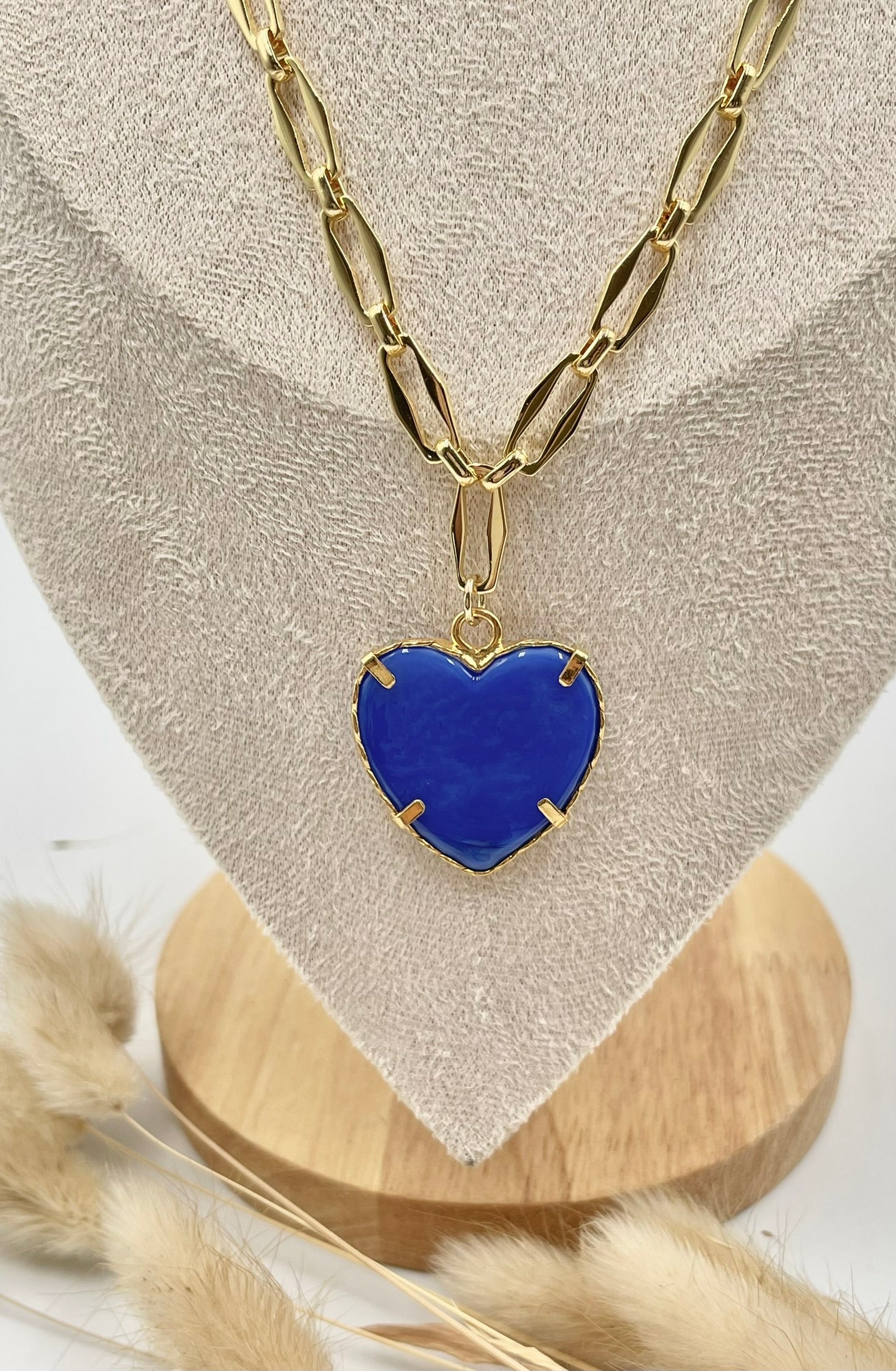 Glass Heart Necklace