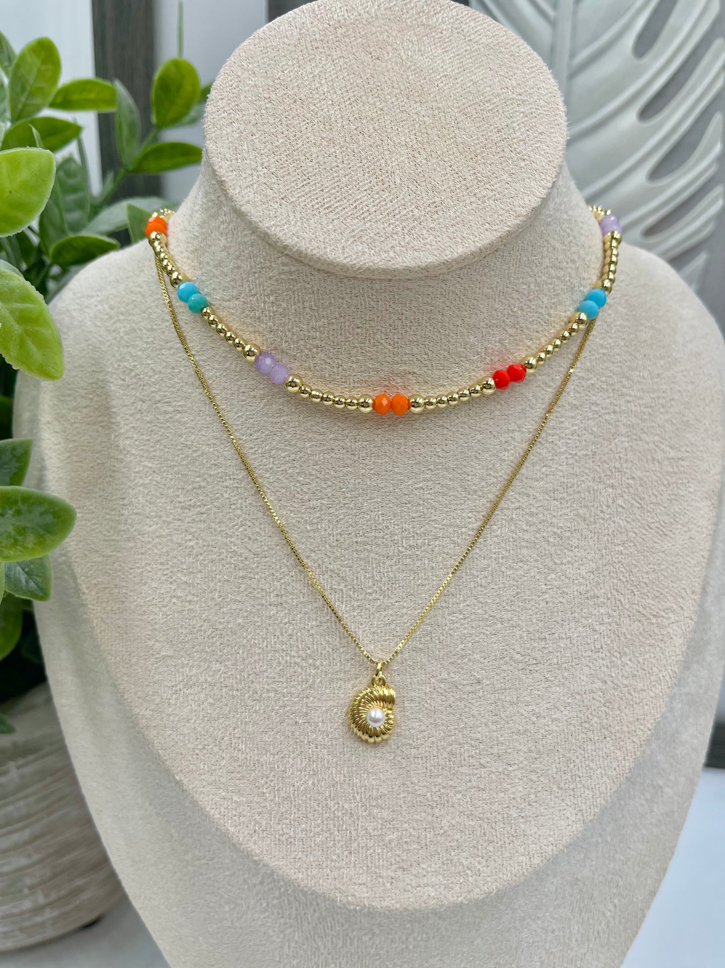 Small Marine Charm Necklace