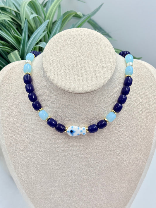Blue Ocean Necklace