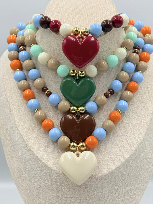 Flat Heart Necklace