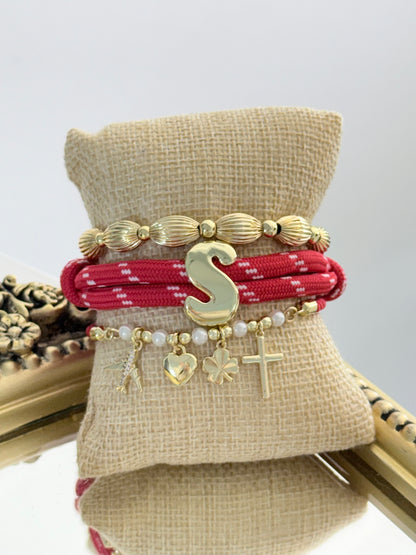 Gold Initial Bracelet