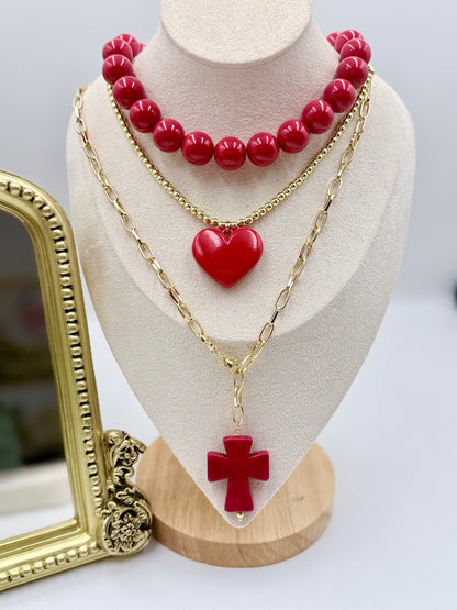 Red Heart Necklace