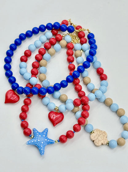 Nautica Acrylic Necklace