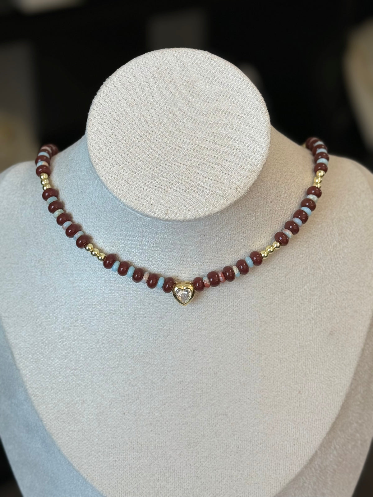 Brown Touch Necklace