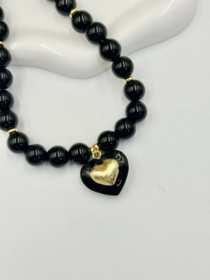 Golden Black Necklace