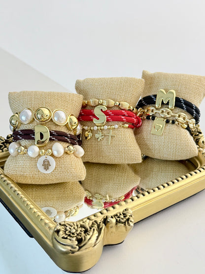 Gold Initial Bracelet