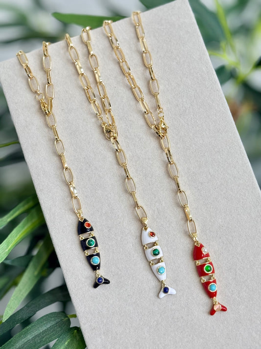 Fish Mood Necklace
