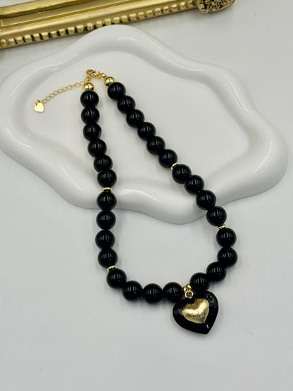 Golden Black Necklace