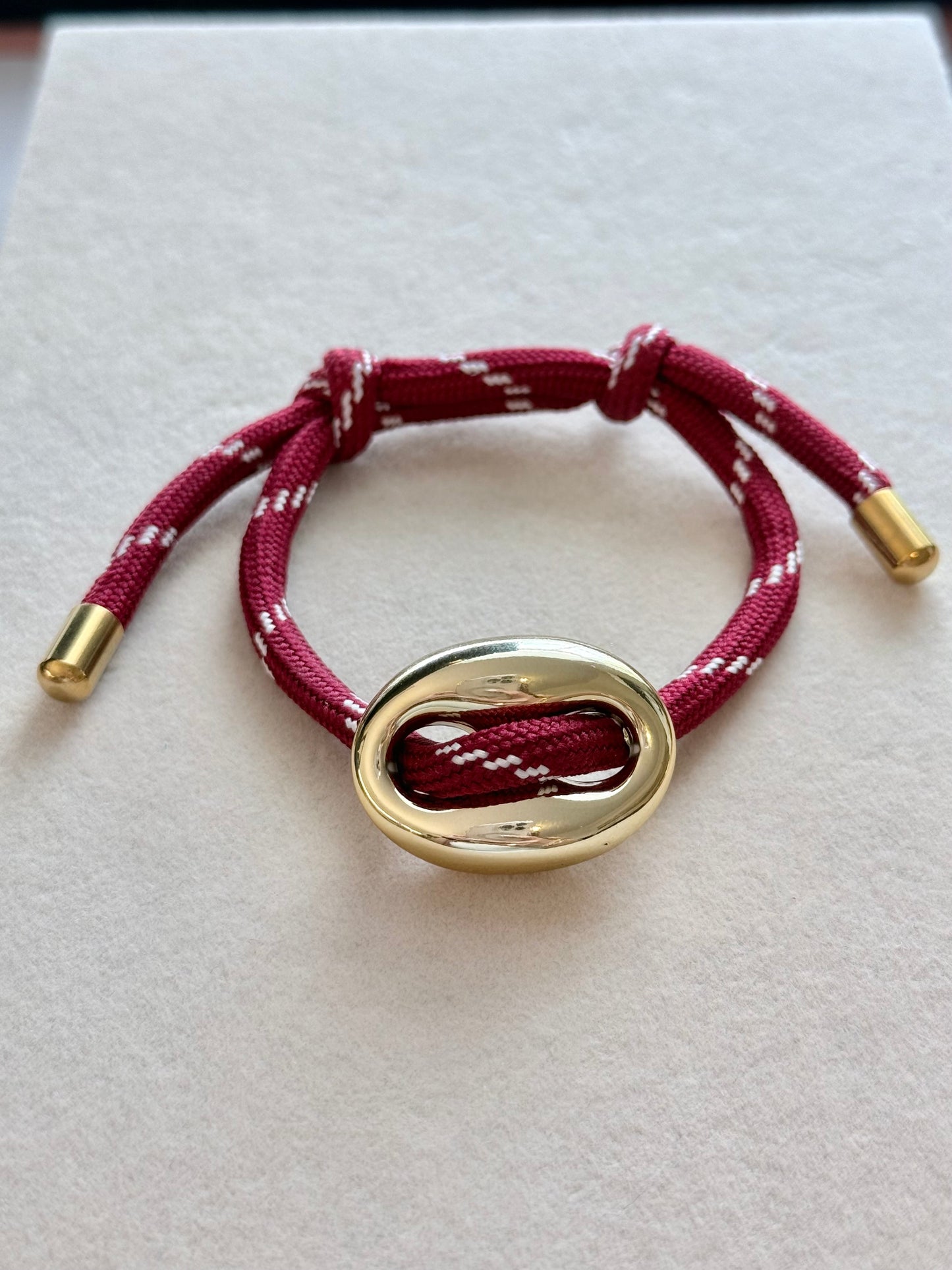 Chunky Coffee Bean  Bracelet