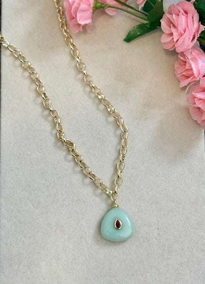 Aquamarine Necklace