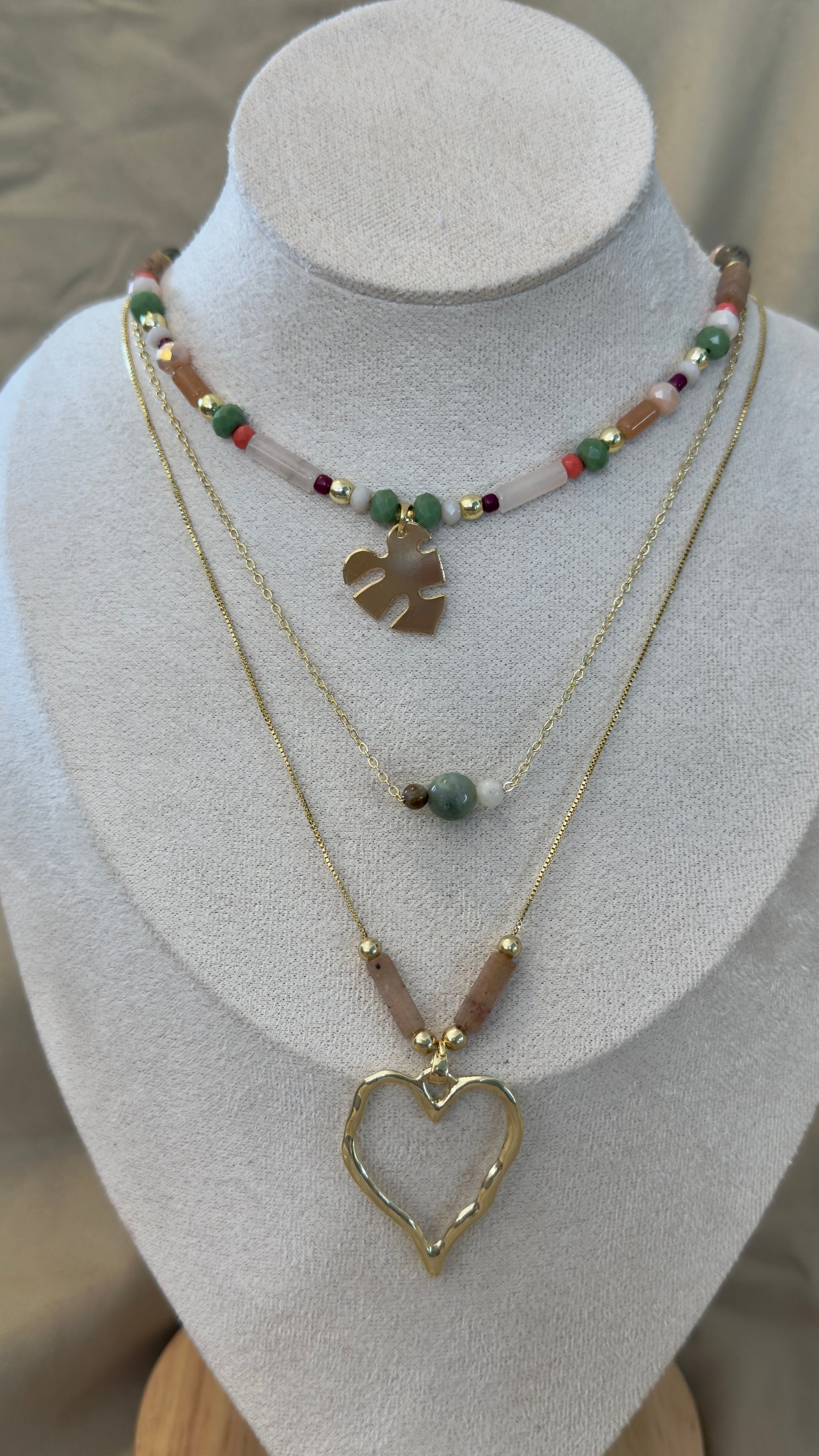Leaf Charm Choker