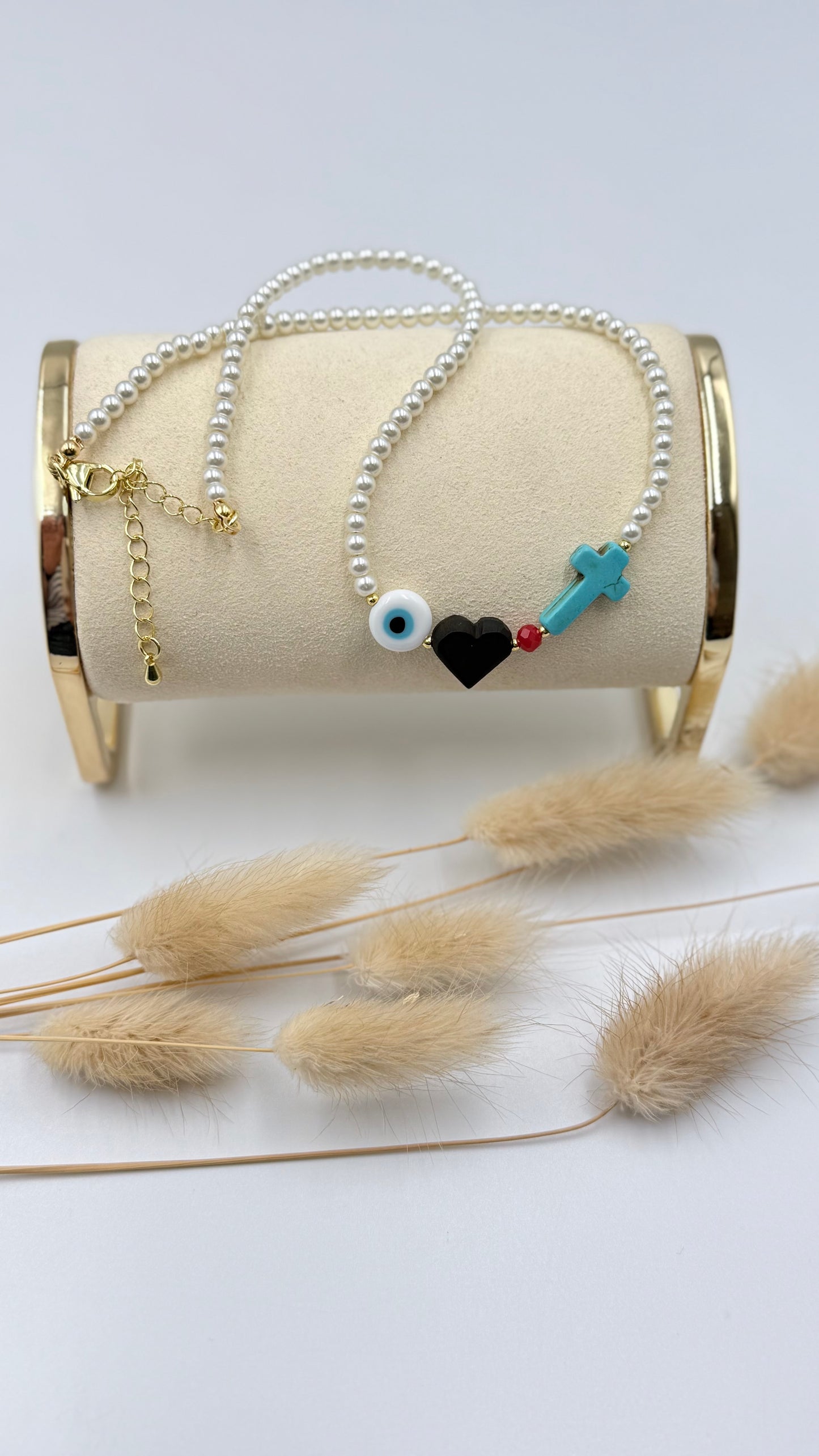 Azabache Heart Necklace