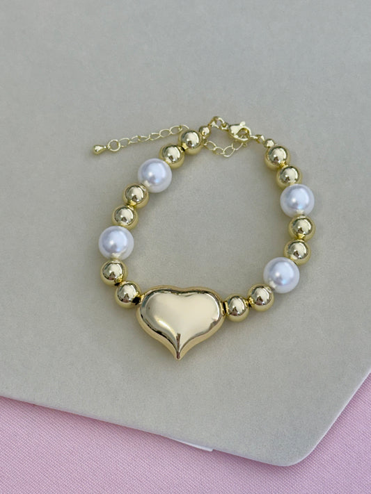 Golden Heart Bracelet