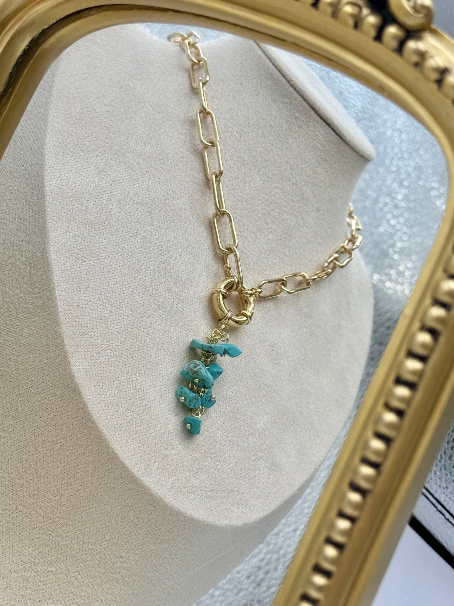 Turquoise Drop Necklace