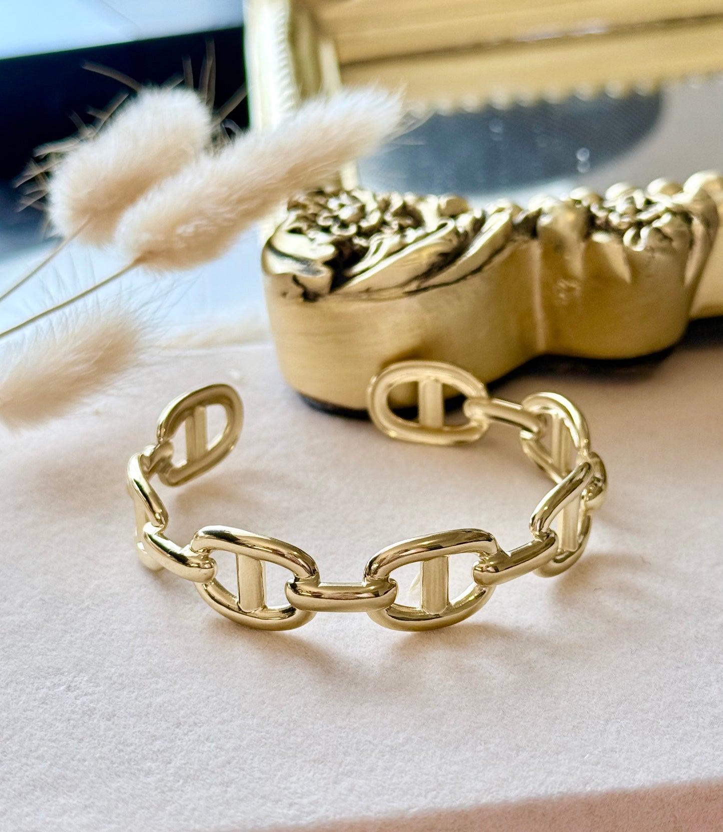 Magnolia Cuff Bracelet