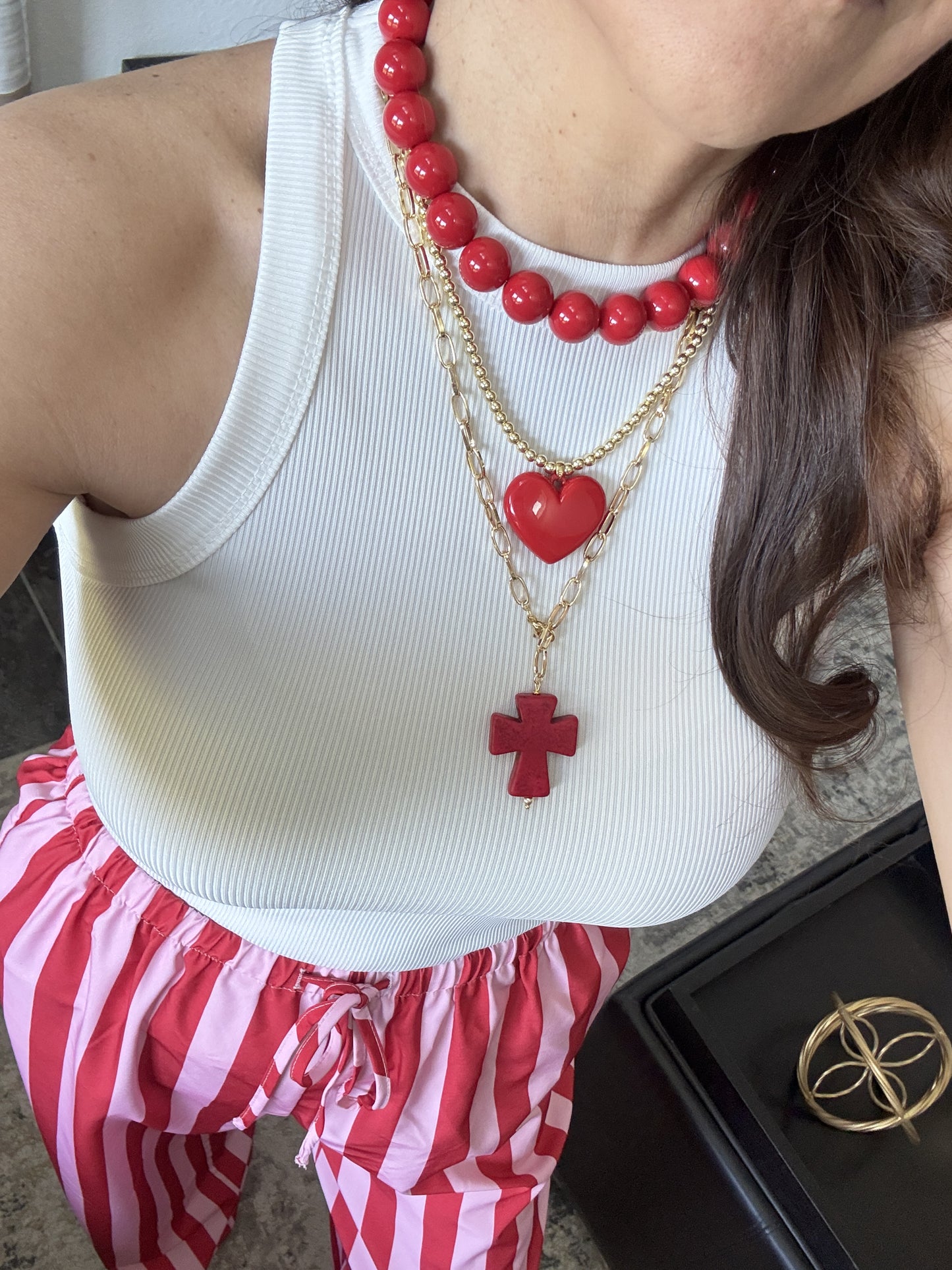 Red Heart Necklace