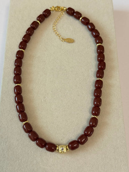 Espresso Necklace