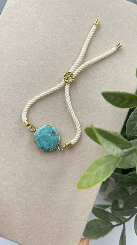 Turquoise Cord Bracelet