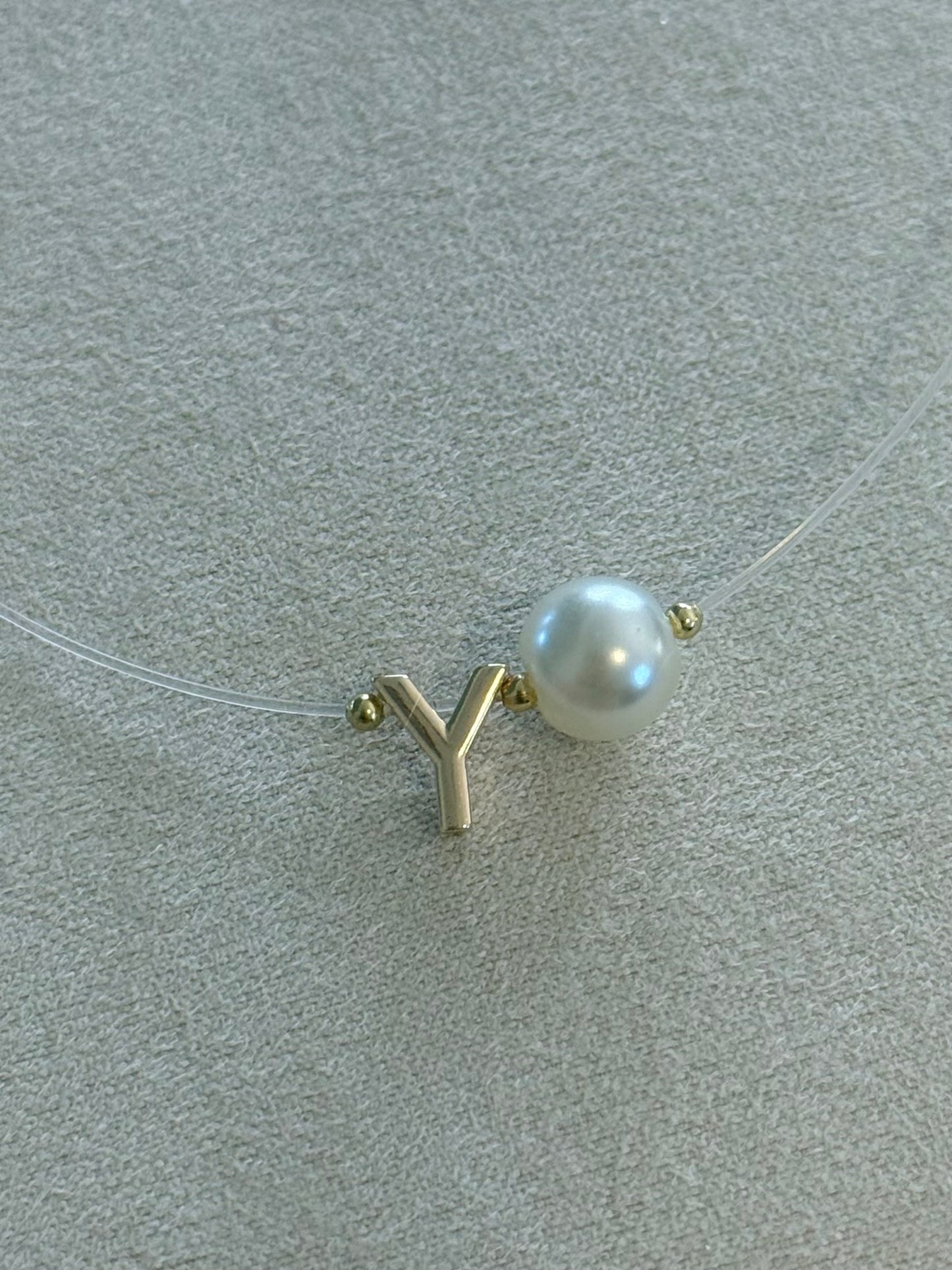 My Golden Letter Choker
