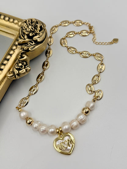 Mom Heart Necklace