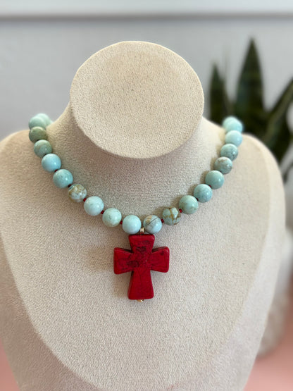 Maxi Cross Necklace