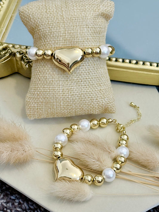 Golden Heart Bracelet