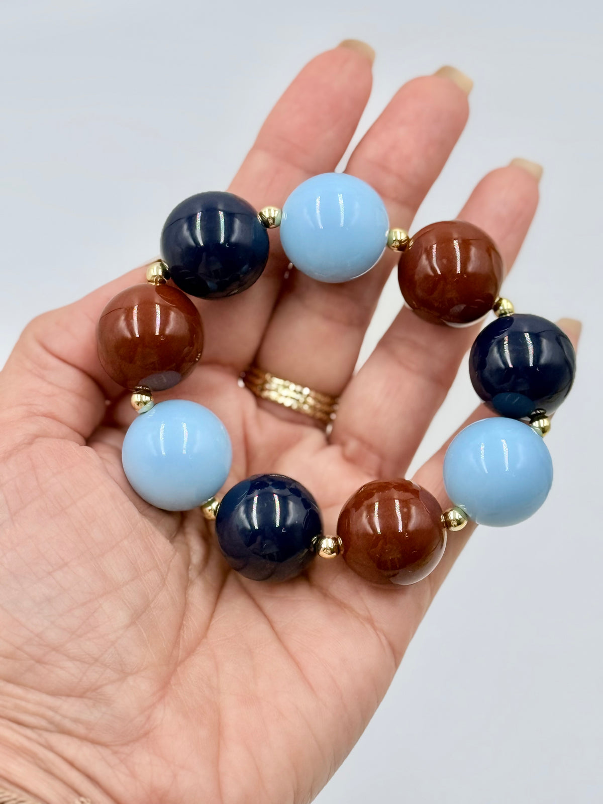 Falling Blue Bracelet