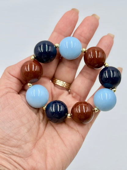 Falling Blue Bracelet