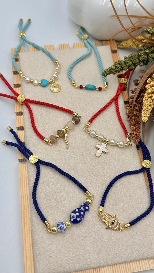 Colorful Touch Cord Bracelet