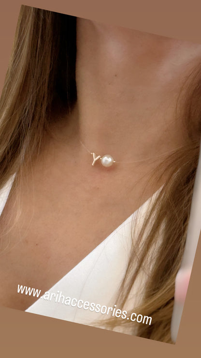 My Golden Letter Choker