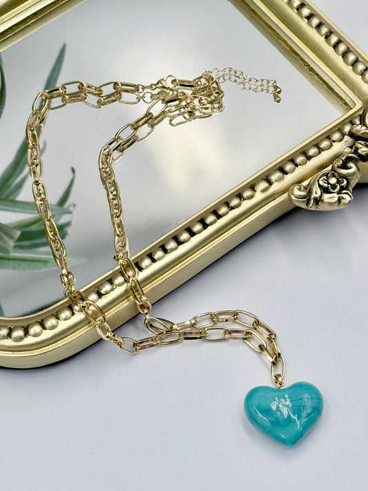 Vibrant Heart Necklace