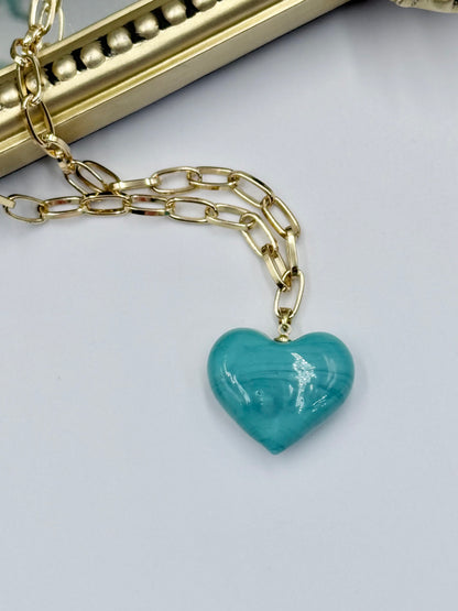 Vibrant Heart Necklace