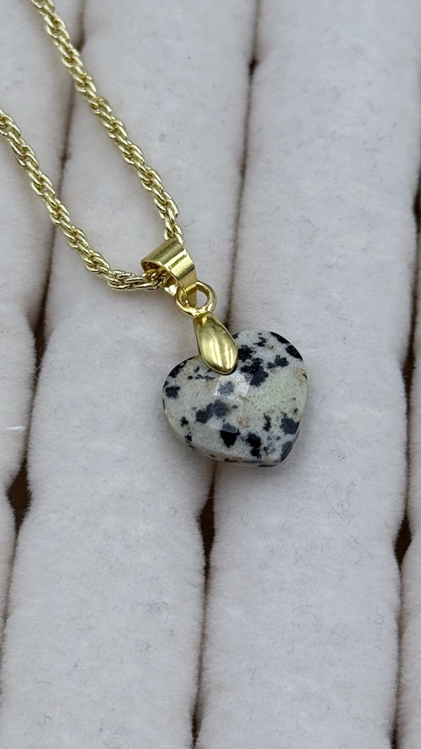 Gemstone Heart Necklace