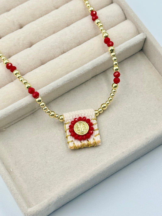 Golden Red Choker