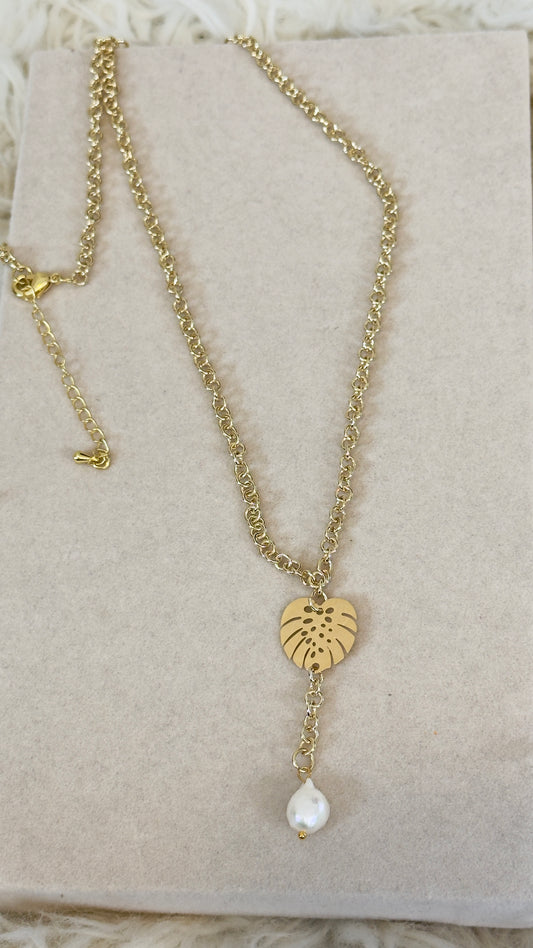 Golden Leaf Necklace