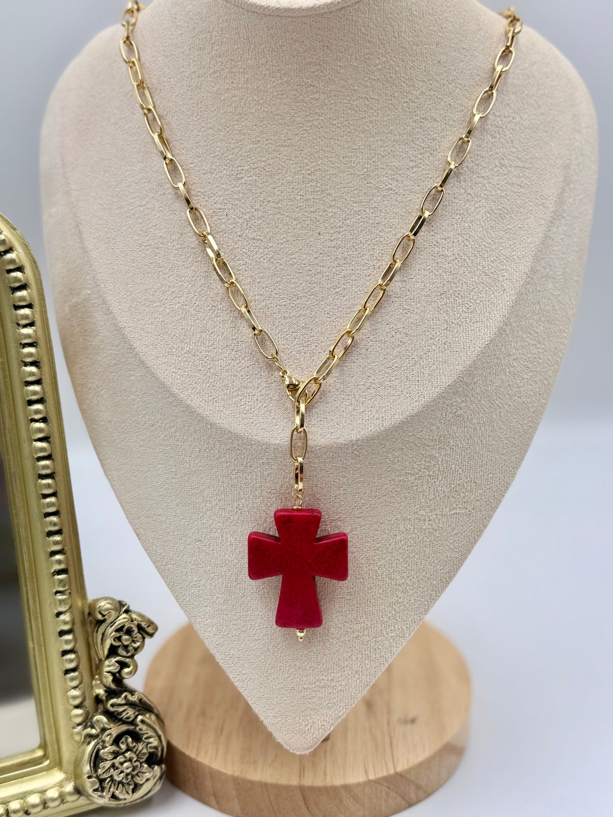 Red Cross Necklace